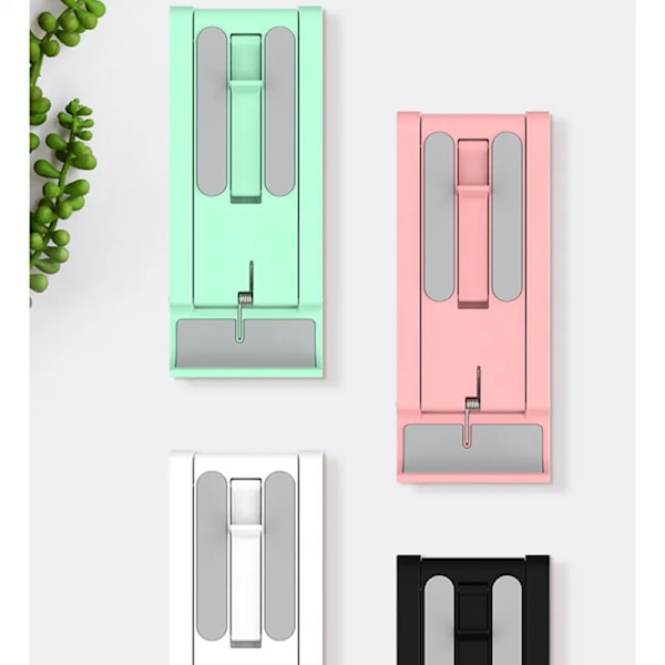 Bærbar bordtelefonholder Telefon Mobilholder Støtte hvid 120*49*10mm green