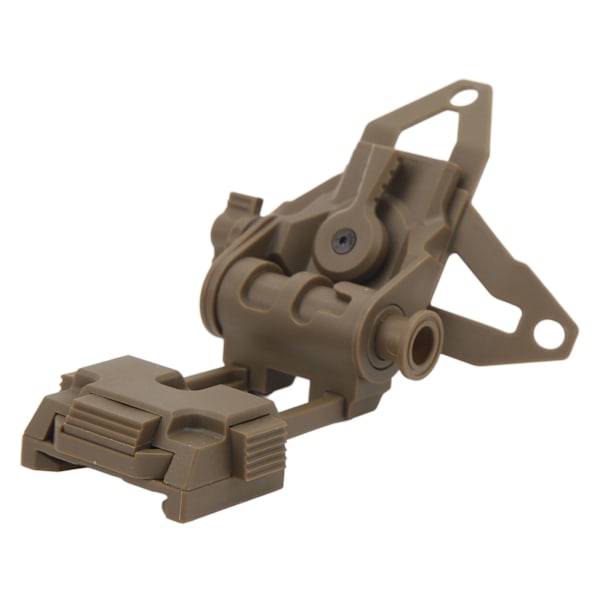 Night Vision Hjelmmontering Foldbar Justerbar Simpel Betjening Bred Kompatibilitet Nylon NVG Montering til PVS15 PVS18 GPNVG18 Tan