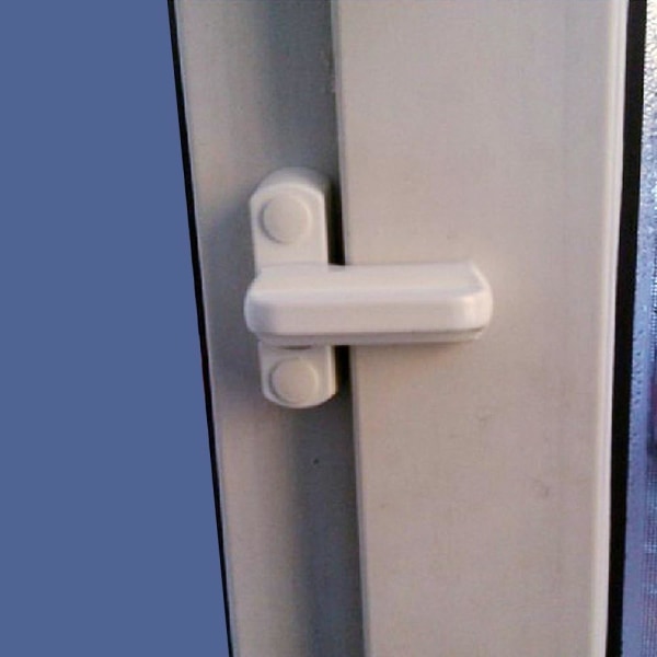 Set med 4 lås Spärrar Blockhandtag Ytterligare hemsäkerhetsersättning för hemdörrar Skåpfönster