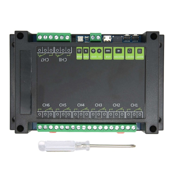 8-kanals Relämodul Strömisolering Optokopplarisolering USB-port BOOT-stift Pico Relämodul för Raspberry Pi Pico