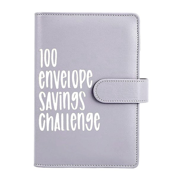 100 Envelope Challenge Binder Helppo ja hauska tapa säästää purple