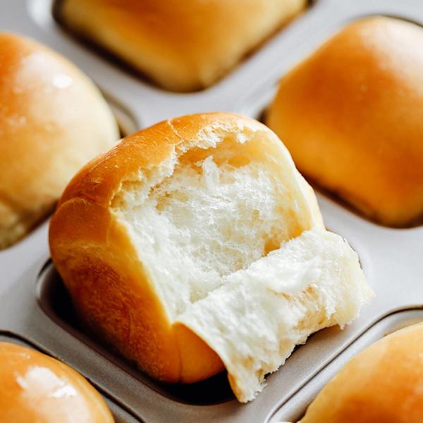 Kage Toast Form, 12 Mini Måltidspose Bageplade, Hjem