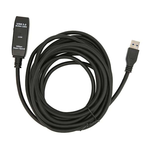 USB 3.0 Forlængerkabel Sort 5 m 5Gbit Per Sek Mand til Kvinde USB Aktivt USB Forlængerkabel til Hub Mus Tastatur