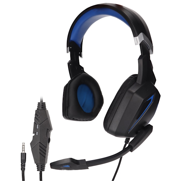 Gaming Headset Surround Stereo Lyd Over Ear Hovedtelefon med Støjreducerende Mikrofon til Computere Laptops Tablets