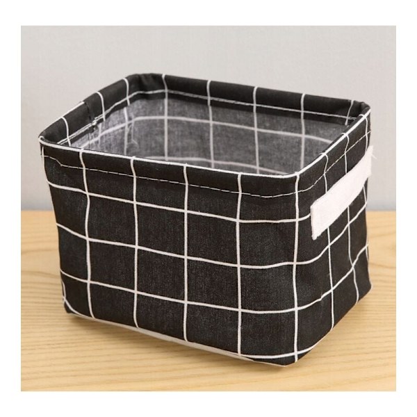 5 Tygställ förvaringskorg tygpåse förvaringsväska klädkorg diverse korg 20*14*16cm