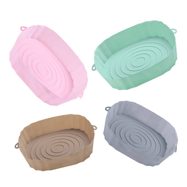 4 stk Silikon Air Fryer Air Fryer Liner Bageplade Bageplade