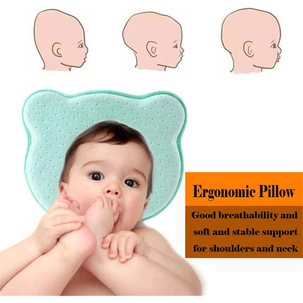Nyfødt Pude - Baby til at sove, Blød Memory Foam Baby