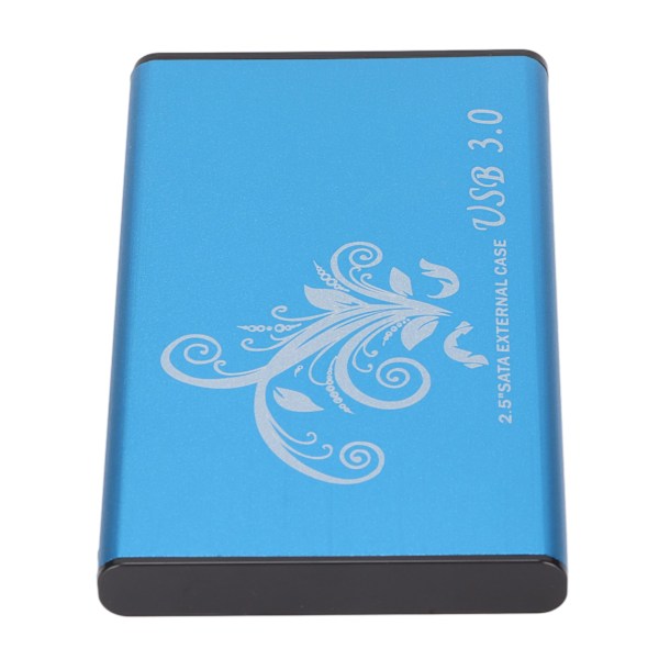 Kiintolevykotelo 4TB 2.5in 5Gbps Tiedonsiirto USB3.0 Alumiiniseos Plug and Play HDD-kotelo Kannettavalle Tietokoneelle Pöytäkoneelle Sininen