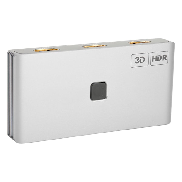 4K HD Switcher 1 ind 2 ud Op til 18Gbps 4K 60Hz 3D CEC HDCP2.2 Understøttet HD Multimedia Switcher til TV Projektor Afspiller YC Q201