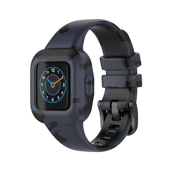Smartwatch-band för Garminfit Jr 3/garmin Vivofit Jr 3 Silica Strap Slitskydd Camouflage Gray