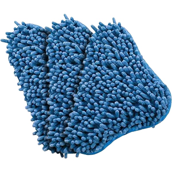 3-pack mikrofibermoppdynor, kompatibla med H2O H20 X5