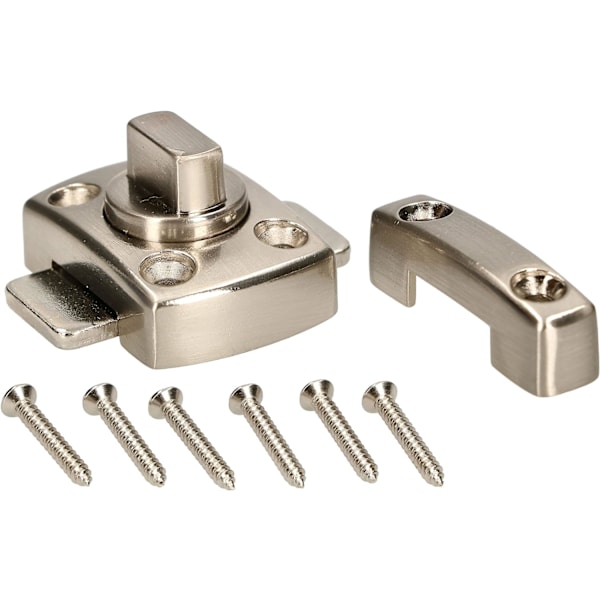 SizeName WC Dörrlås - Nickel - 40 x 40mm
