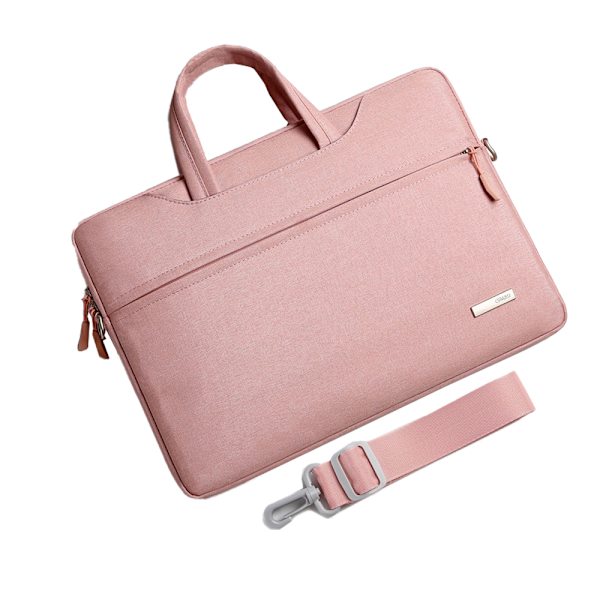 Laptop-skulderveske Kompatibel med 14\" laptop med polyester pink