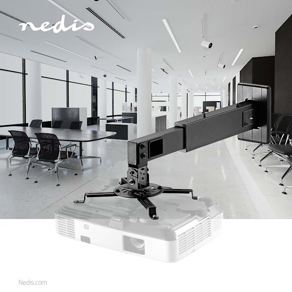 Nedis Projektorfeste | Fullt justerbar | 15 kg | Roterbar