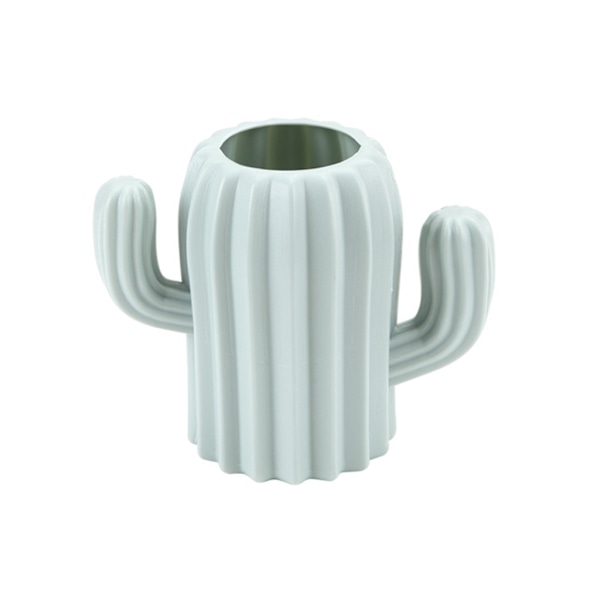 för Creative Cactus Desktop Organizer Blyertspenna Pennhållare Behållare Borstkruka Brevpapper Skolkontorsmaterial White