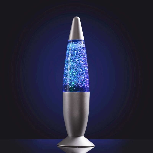 Glitterlampa / Lampa med Glitter - Färgskiftande Lavalampa multicolor