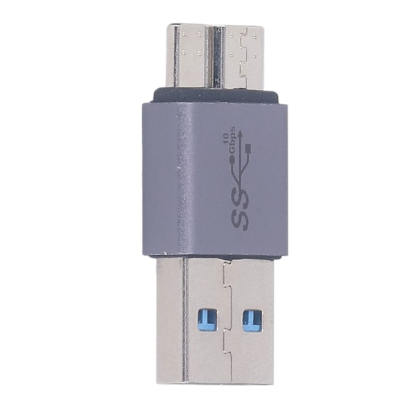 Micro B till A Hane Adapter 10GB Maximal Överföringshastighet Micro B Adapter för Dataöverföring Laddning Universell Kompatibilitet