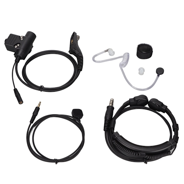 Halsmikrofon Headset U94 PTT med Fingermikrofon Kompatibel med MOTOROLA XIR P8268 P8668 DP4400 DP4800