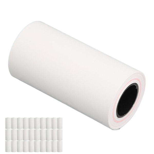 30 stk. termisk trykkpapir 57x30mm Uniformt belegg Klar utskrift Kvitteringsutskrift Etikett for POS-terminalsystemer