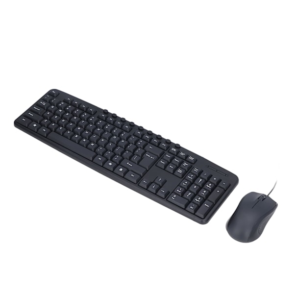 Trådbundet tangentbord och mus-kombination Ergonomisk design 113 tangenter Trådbundet tangentbord 1000DPI Trådbunden mus för stationär dator laptop