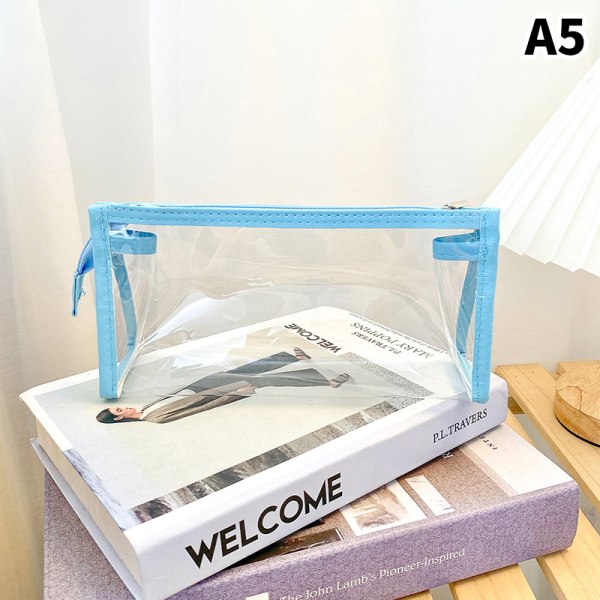 e Tecknad genomskinlig case Transparent PVC Skolmaterial Sto A10