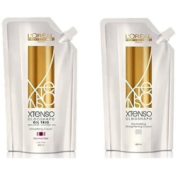 L'Oréal X-Tenso Permanent Hair Straightening Smoothing Cream för resistent hår