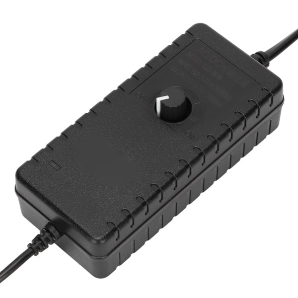 Strømadapter Justerbar Spænding Hastighedsregulering Hurtig Opladning 48W 2A Computer Strømadapter 100‑240VEU Stik