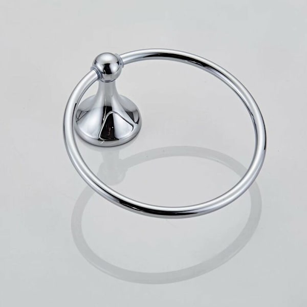 Handduksring, polerad krom