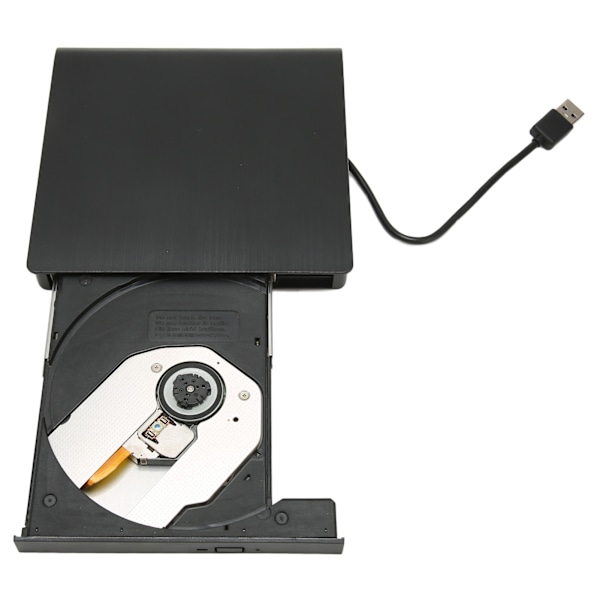 USB3.0 Extern DVD-brännare Ultratunn Extern DVD-enhet med USB C-adapter för Bärbara Datorer Stationära Datorer PC