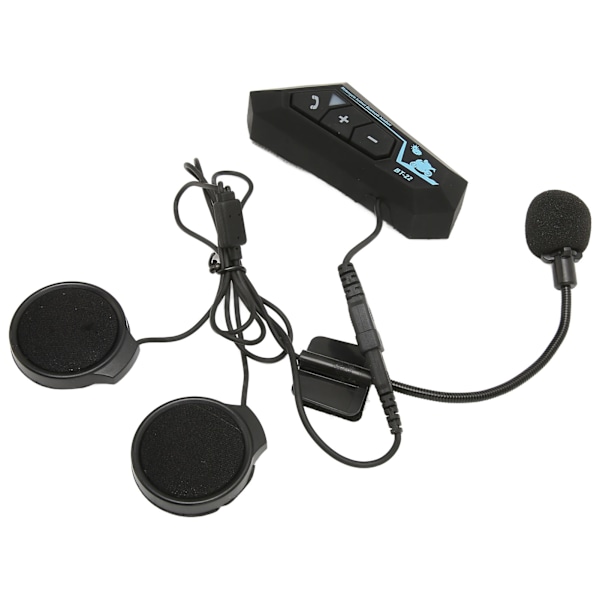 Hjelm Bluetooth Headset Multifunktionel Støjreduktion Vindtæt Bluetooth 5.0 Intercom Headset til Cykling