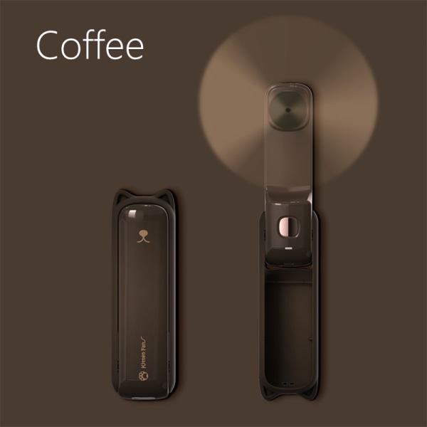 [2023Ny modell] Bärbar handhållen liten fläkt Fuktighetsspray Minifläkt Utomhuskontorsbord USB laddning Liten Kipas usb light noSize