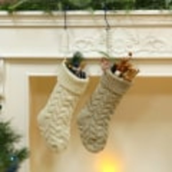 Single Christmas Socka Öppen spis Party Xmas Presentpåse Mode Purple Red