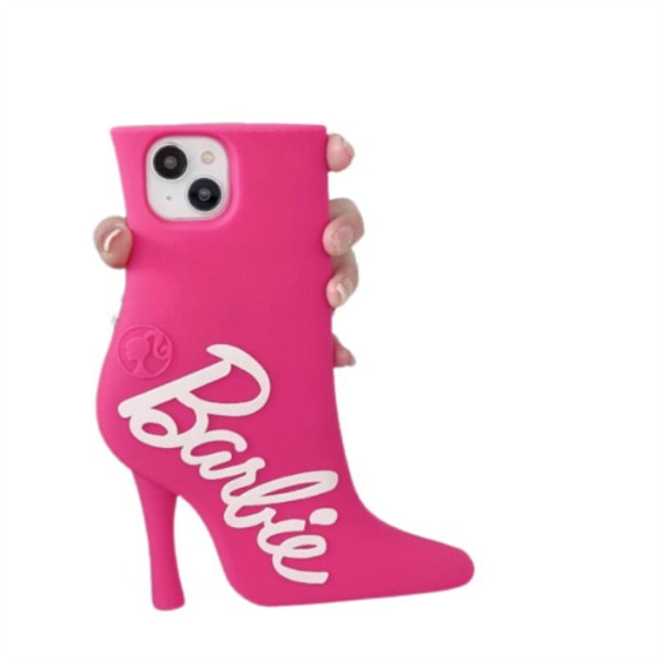 Stötsäkert Barbie högklackat phone case Red iphone 14