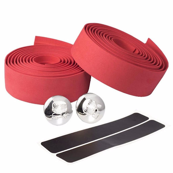 Sykkeltape Styre Wraps Stang Sykkel 2 deler Tape Sykkel Eva Styre Landeveissykler Tilbehør Breakdown Set Sykkel Red