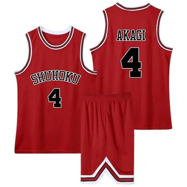 Slam Dunk Basket Kläder Basket Uniform Kostym Halloween Dräkt Shohoku Team Uniform  XL 4 4XL