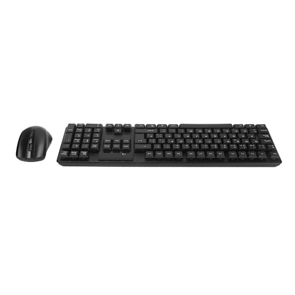 Trådløst tastatur og mus-sett 2.4G Stille Bærbar 1600dpi for Laptop Notebook PC Datamaskin