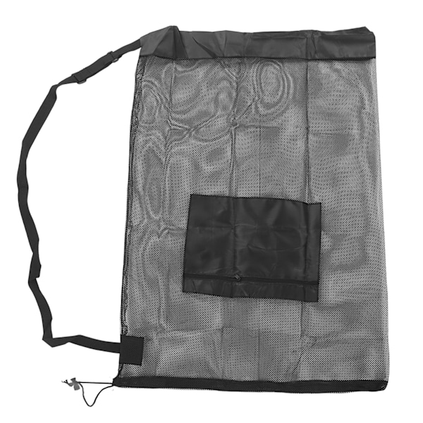Mesh Boldtaske Stor Kapacitet Snore Sport Udstyr Opbevaringstaske med Skulderrem til Basketball Volleyball Baseball S