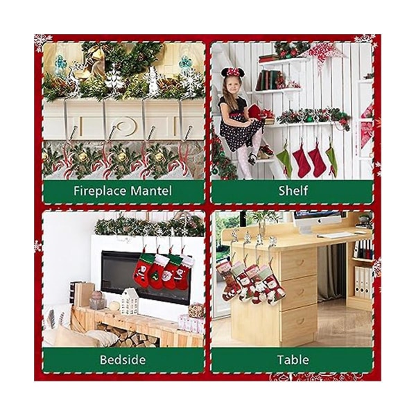 Kroker Julstrumpe Krok Juledekorasjon Tre Peis Krok Ornament Julekrok