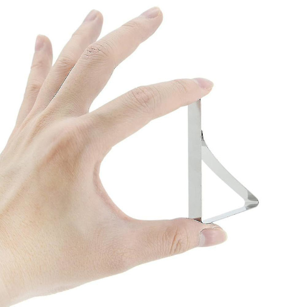 12 stofclips i rustfrit stål - justerbare metalclips