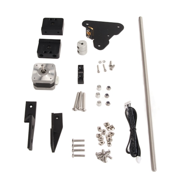 Dubbel Z-axel Kit Stabil Struktur Stark Metall Enkel Installation Ledarsskruv Uppgraderingskit för Ender 3 Pro V2 3D-skrivare