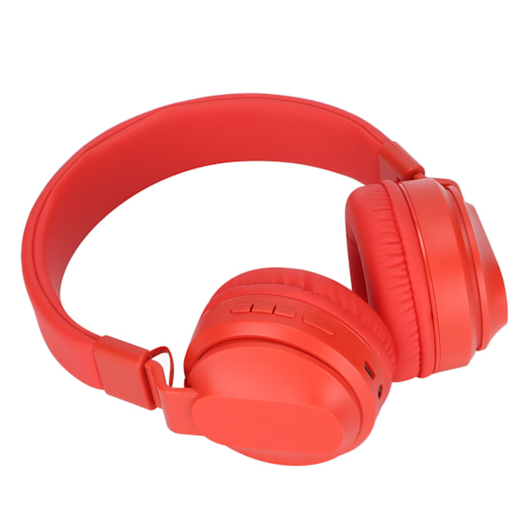 Fingertime BOBO1 Bluetooth-hörlurar för barn, stöder Line-in-uppspelningsläge, minneskortsuppspelningsläge, barnläge (Röd)