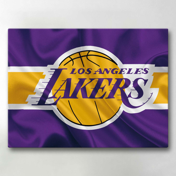Maleri / Lærred - Los Angeles Lakers - 40x30 cm - Lærred