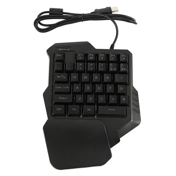 Mekanisk tastatur venstrehånds spilltastatur mus for spill LOL