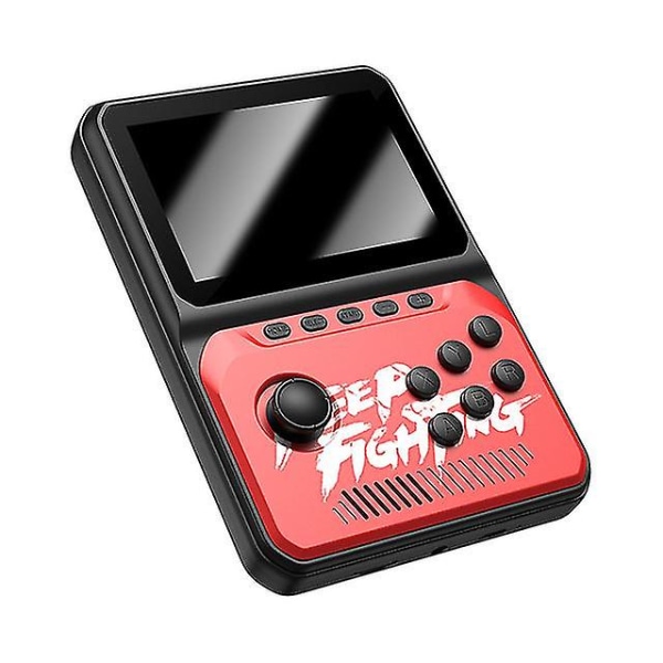 Nx-35 Retro Bärbar Mini Handhållen Joystick-konsol 16-bitars 8gb 3,5 tum LCD-videospelsspelare för barn Inbyggd 2700 spel Red