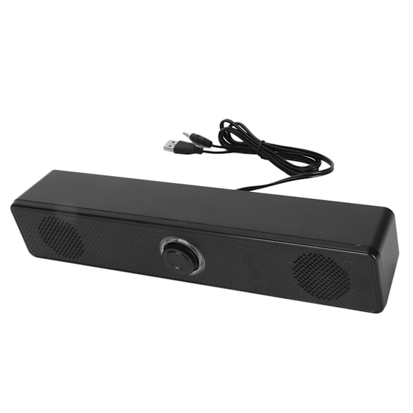Kablede datamaskinhøyttalere USB Desktop Soundbar HiFi Klar Lyd Volumknapp Minihøyttaler for PC Laptop Nettbrett for PS5