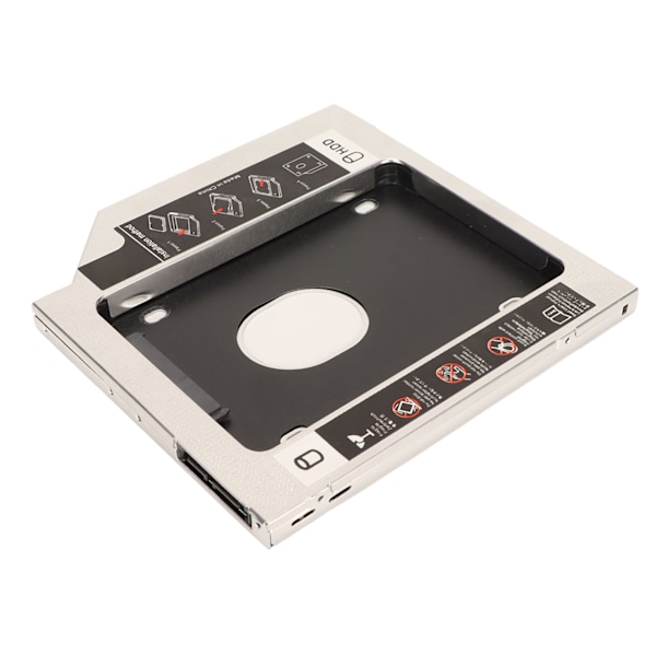 2.5in Hårddisk Caddy 9.5mm 2:a SDD HDD Caddy Fack Universal Adapter för Laptop CD DVD ROM Optisk Enhet