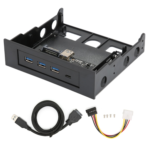 USB Frontpanel Adapter 3.5in 5.25in USB1.1 USB2.0 Hot Swap PC Expansionskort för Datorchassi