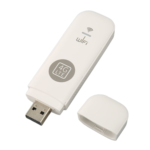 USB WiFi -sovitin, Micro SIM -korttipaikka, 150 Mbps, 10 käyttäjän kapasiteetti, WPA WPA2 -salaus, WiFi-dongle Eurooppaan ja Aasiaan, valkoinen