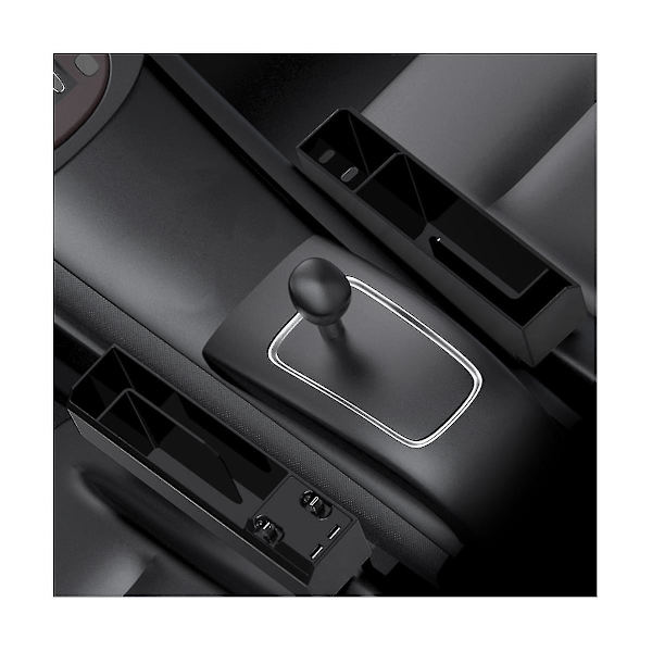 Crack Opbevaringsboks Front Opbevaringsboks Multifunktionel Opbevaringsboks Opbevaringsboks Med Dual USB Car Sup