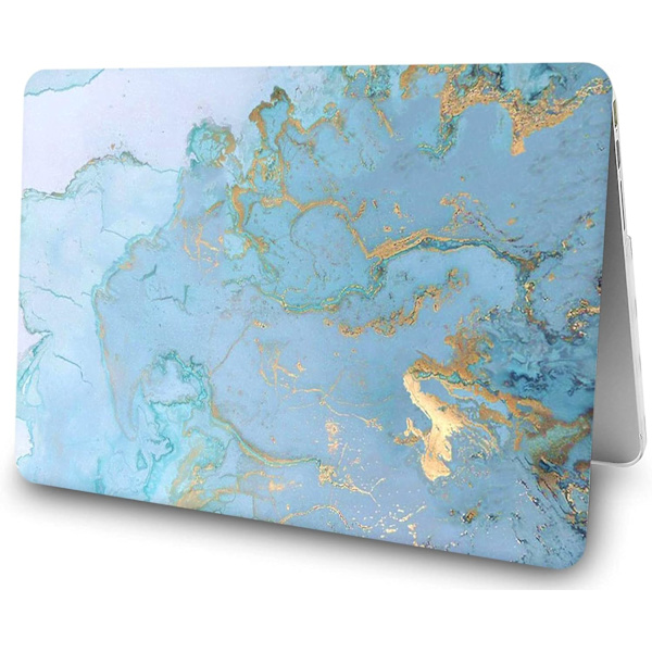 Blå Marble Laptop Skal - MacBook Air 13 tums case